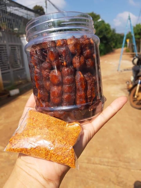 Me lào chấm muối tôm hủ 500gram