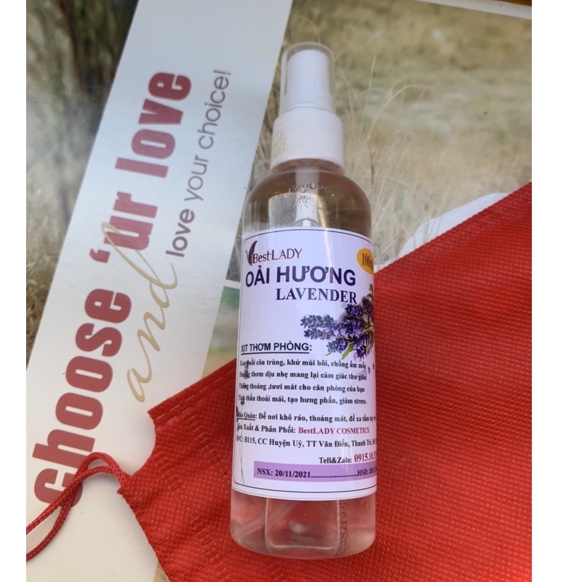 Xịt 100ml BestLady thơm phòng hương nước hoa: SEN TRẮNG, HOA BƯỞI, HOA HỒNG.. SẢ CHANH , QUẾ, BẠC HÀ .100ML