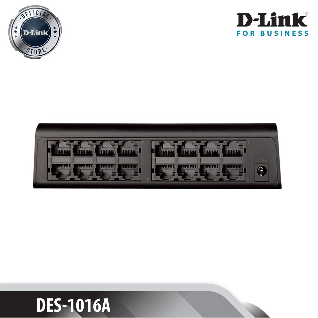 D-LINK DGS-1016A - Bộ chia cổng mạng 16 cổng Gigabit D-Link