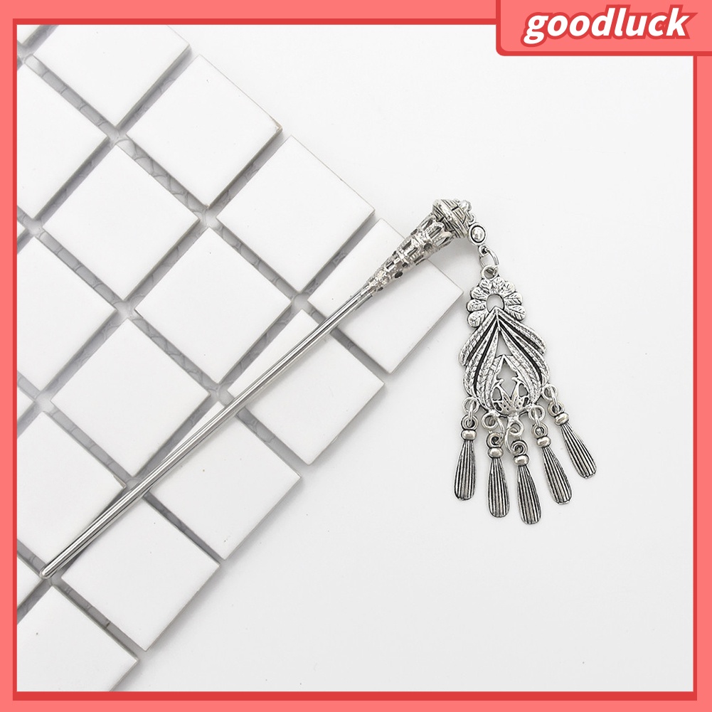 Trâm Cài Tóc Đính Hoa Và Tua Rua Phong Cách Cổ Điển