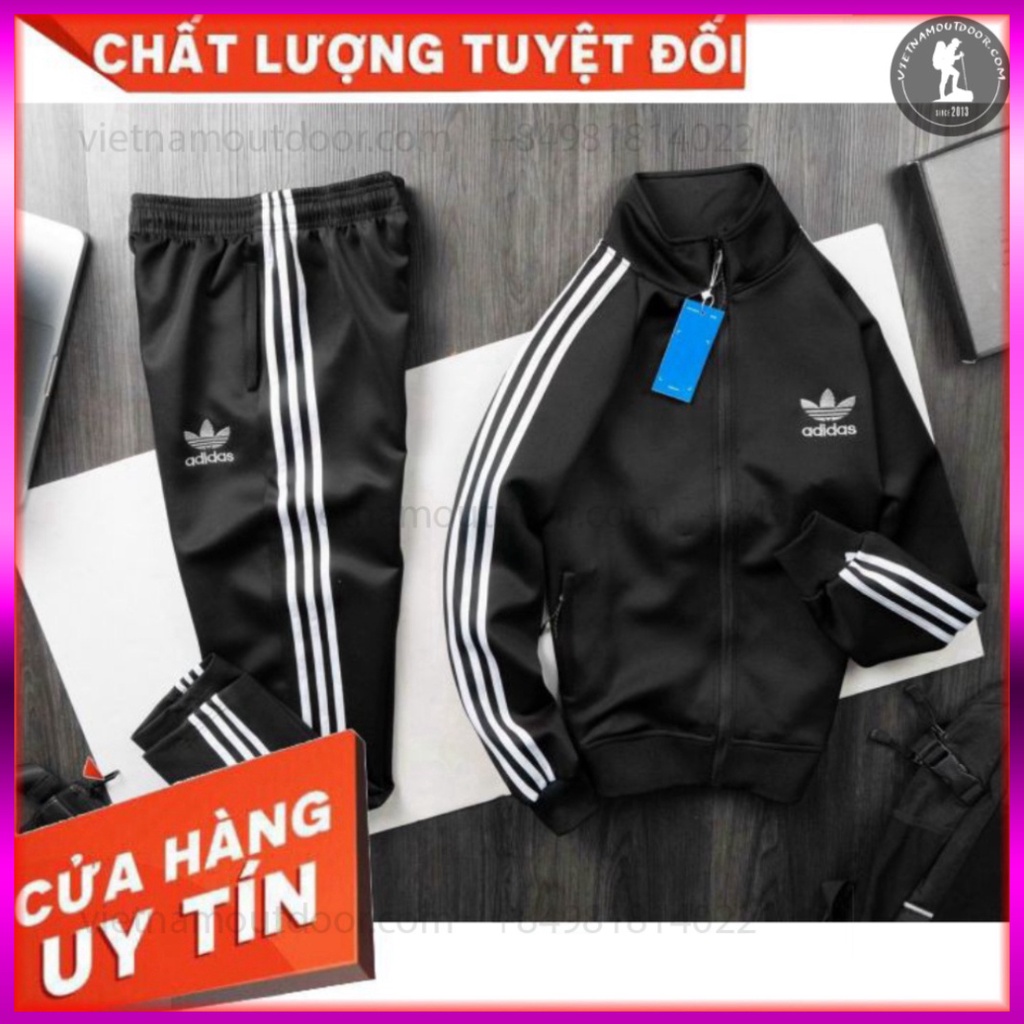 Set Đồ Bộ Thể Thao 3 Sọc Thời Trang Nam - Bộ Đồ Logo Das