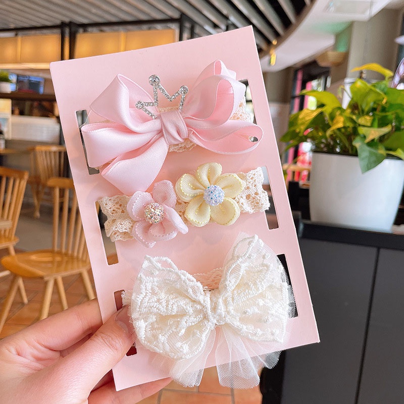 Set 3 Băng Đô Nơ Xinh Xắn Dành Cho Bé Gái