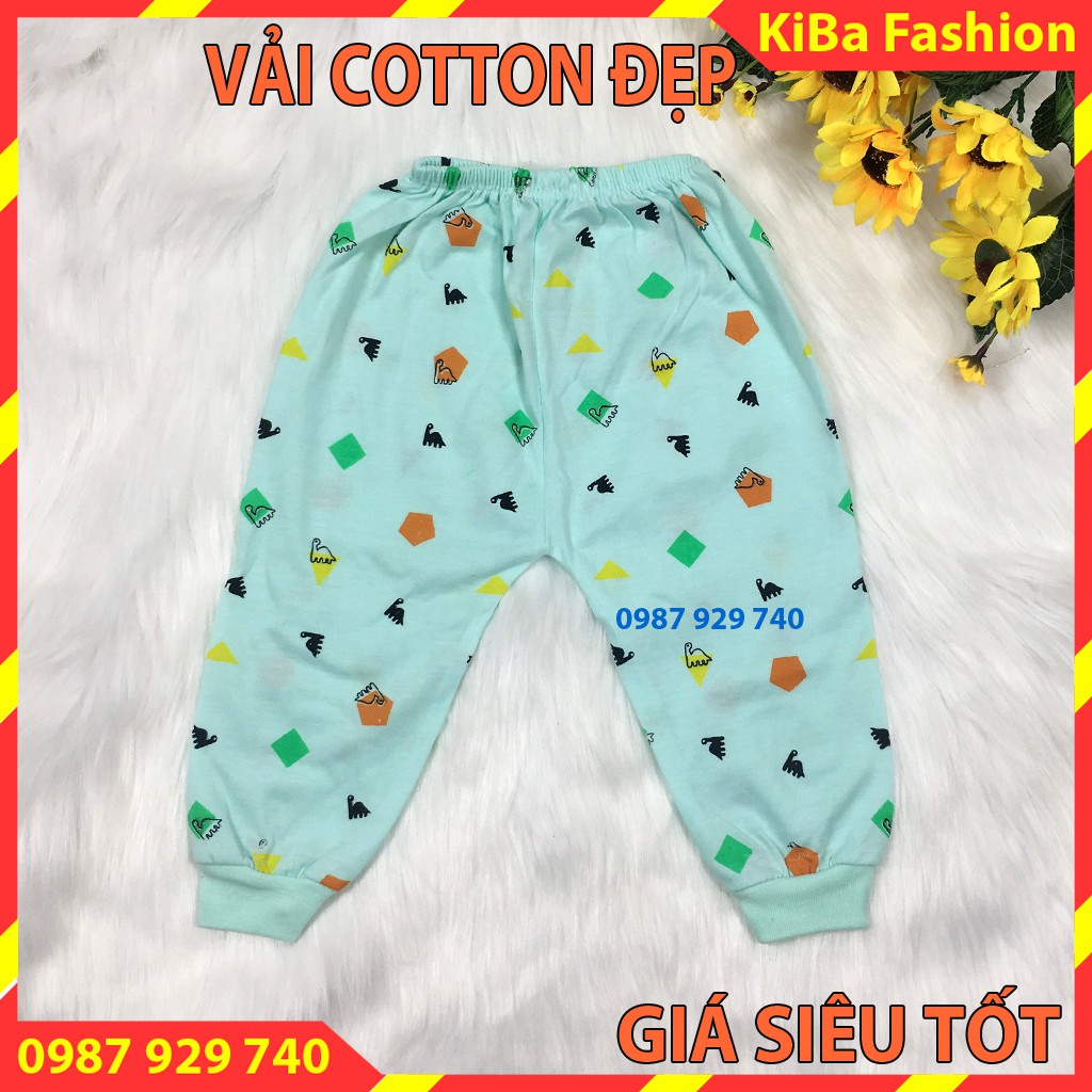 HÀNG ĐẸP !!! Set 10 chiếc quần chất cotton mềm mịn co giãn cho bé trai /gái từ 3-10kg - QD - 0600