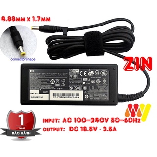 Sạc MÁY TÍNH Hp 18.5V 3.5A CHÂN VÀNG /Adapter HP, SẠC MÁY TÍNH HP