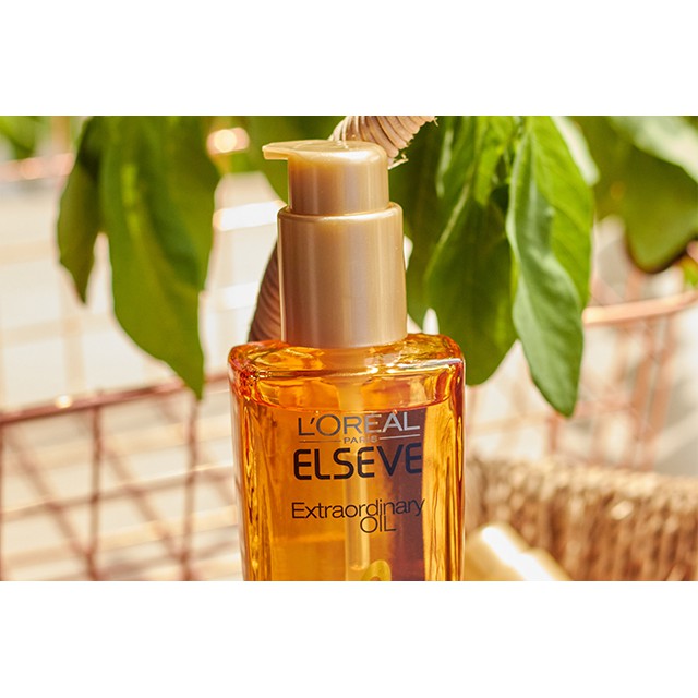 Dầu dưỡng Tóc chiết xuất tinh dầu hoa tự nhiên L'Oreal Paris Elseve Extraordinary Oil (100ml) | BigBuy360 - bigbuy360.vn