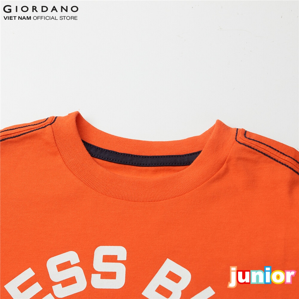 Áo Thun Ngắn Tay Trẻ Em In Hình Printed Tee Giordano 03021204