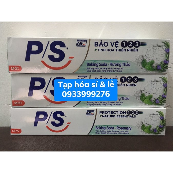 Kem đánh răng p/s soda Bảo Vệ 123 baking soda Hương Thảo 190g tặng 30g