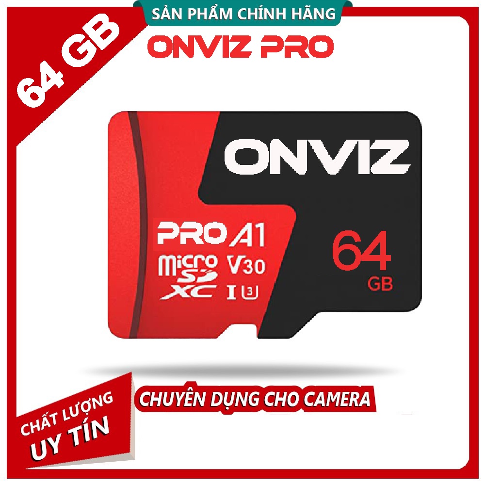 Thẻ nhớ chính hãng Onviz | DSS Chính Hãng 64GB,  Micro SD 64G Class 10