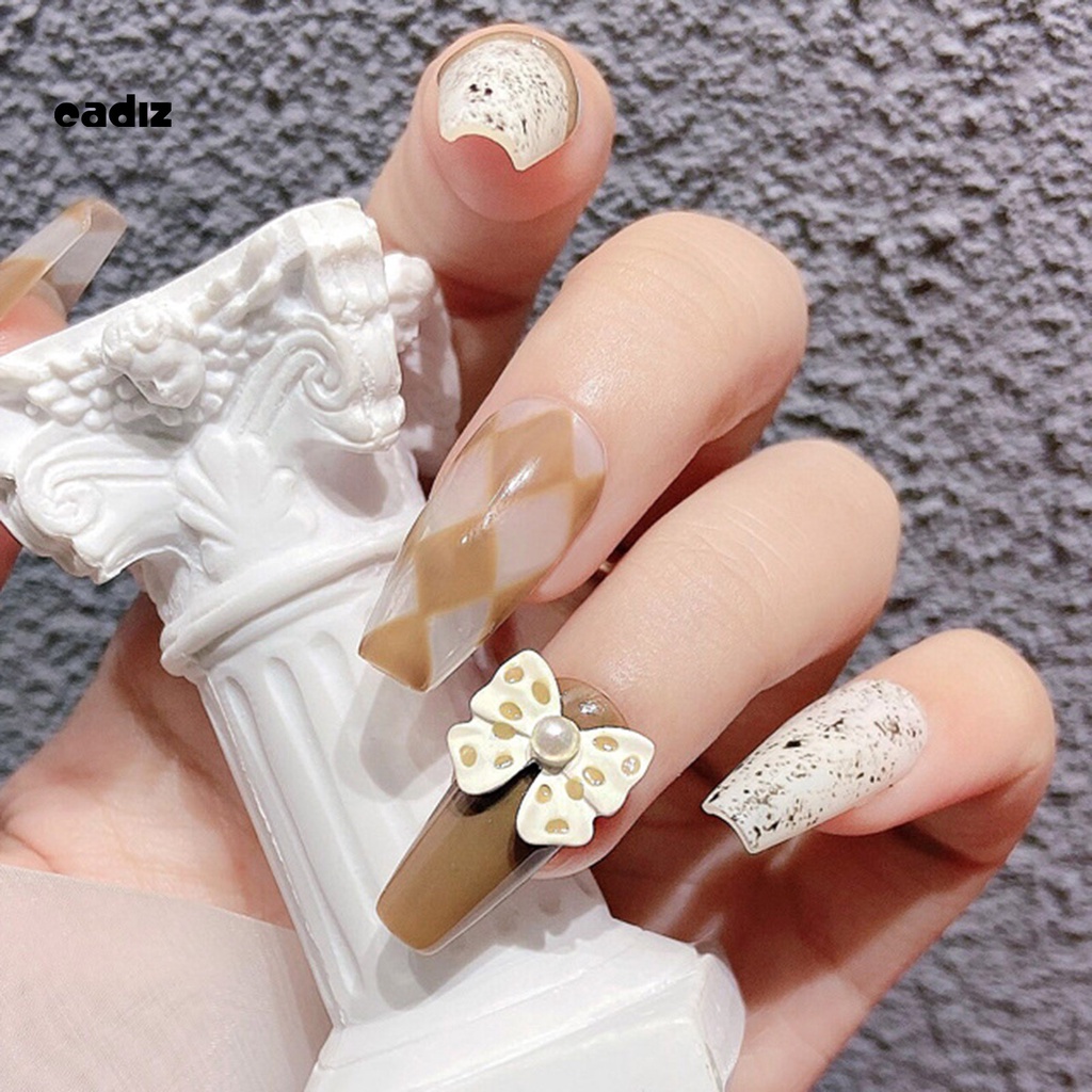 [Hàng mới về] Hạt cườm nơ đính đá trang trí làm đẹp móng tay