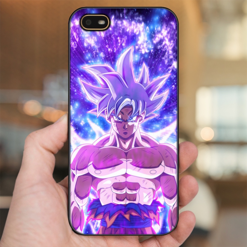 Ốp lưng Oppo A1K viền đen in hình Goku Dragon Ball