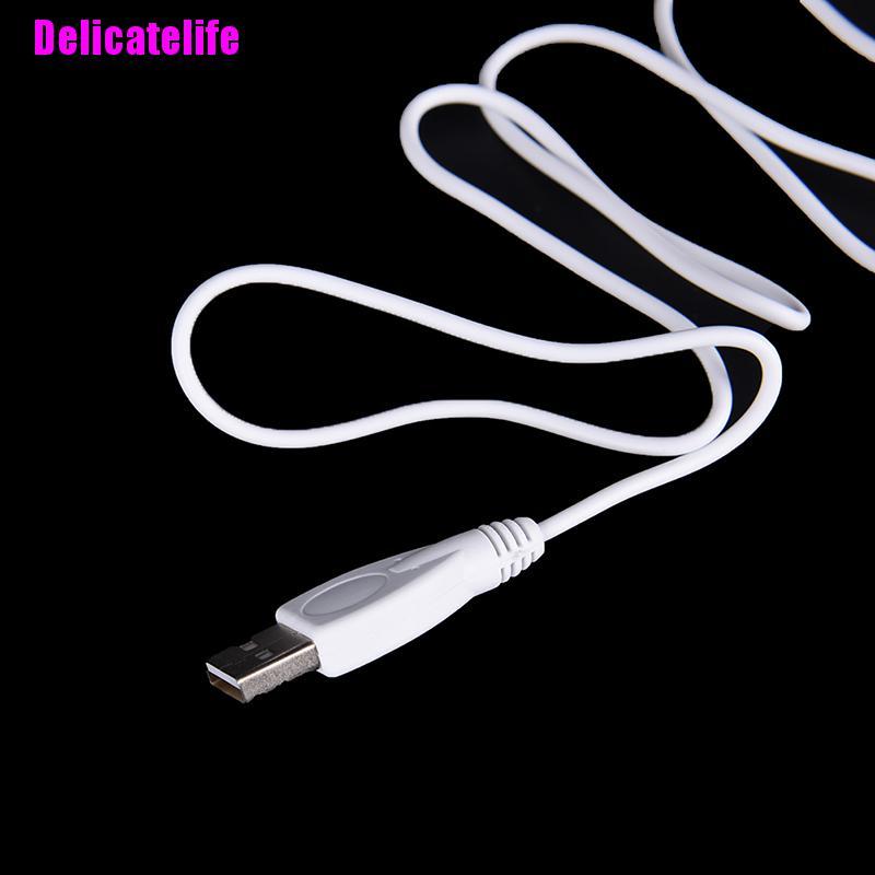 (Hàng Mới Về) 1 Cặp Găng Tay Sưởi Ấm Có Cổng Usb 5v Kích Thước 8x13cm