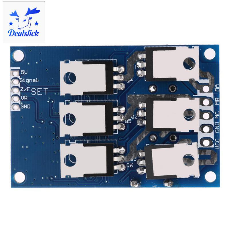 DC 12V-36V 500W Brushless Motor Controller Without Hall PWM Control Balanced Car Driver Board Durable Use