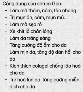 SERUM GON DƯỠNG TRẮNG HỒNG DA