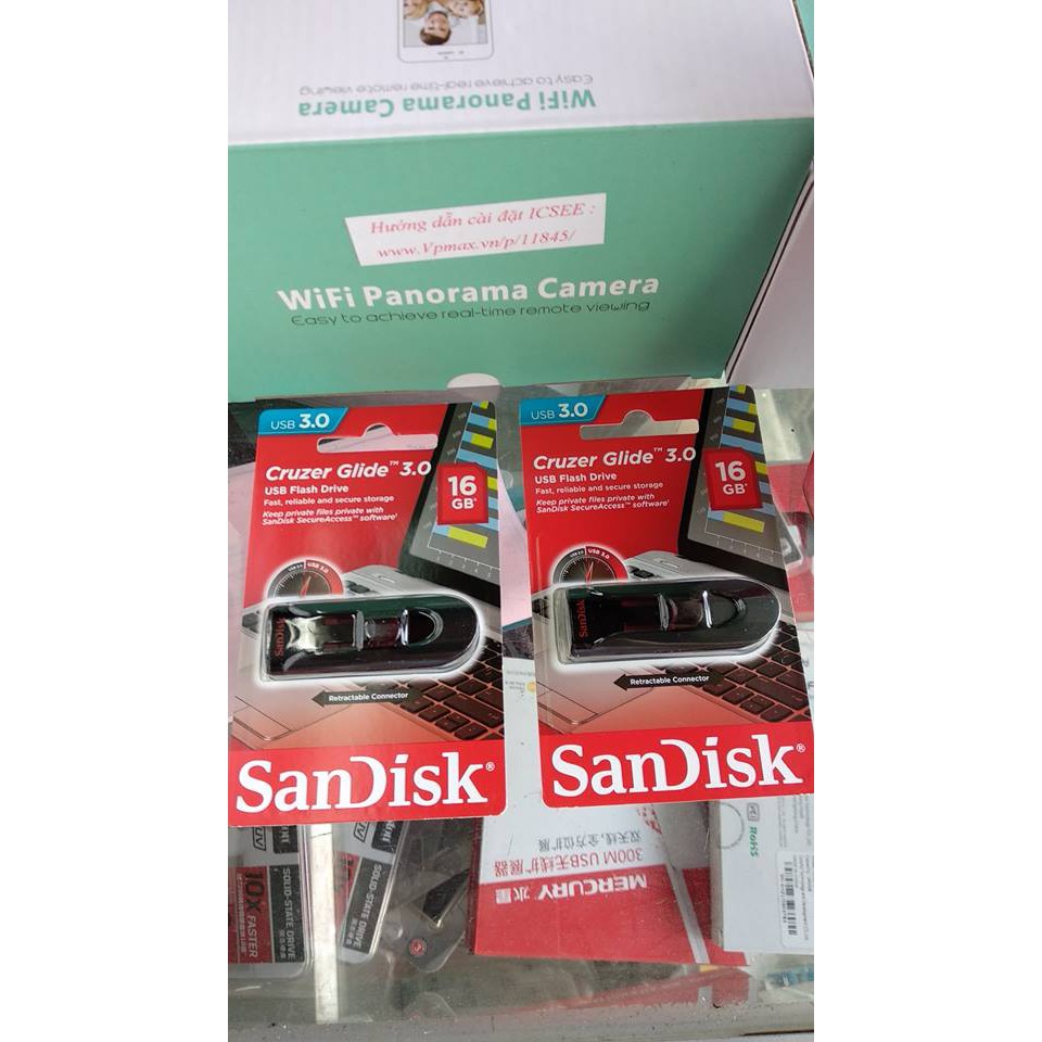 combo 10 Usb 16Gb 3.0 Sandisk CZ600 bảo hành 5 năm chính hãng