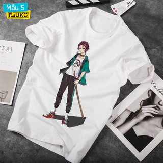 Áo Thun Teen Với Hình In Tanjirou Siêu Ngầu Giá Tận Gốc F714L14