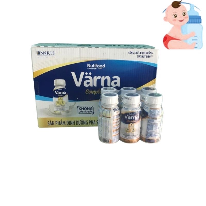 Lốc 6 chai sữa bột pha sẵn Varna completes 237ml