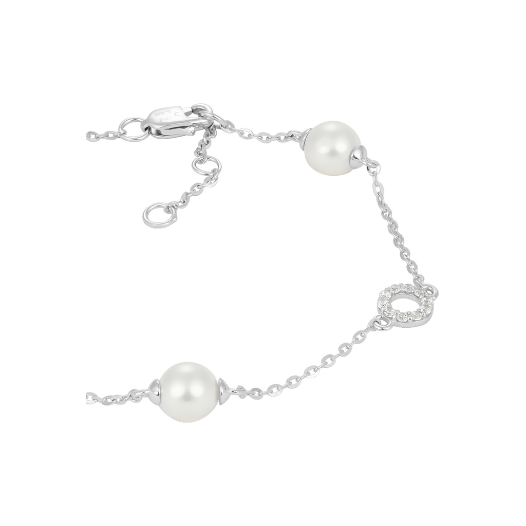 Lắc tay Bạc Ngọc trai nhân tạo PNJSilver NHXMW000005