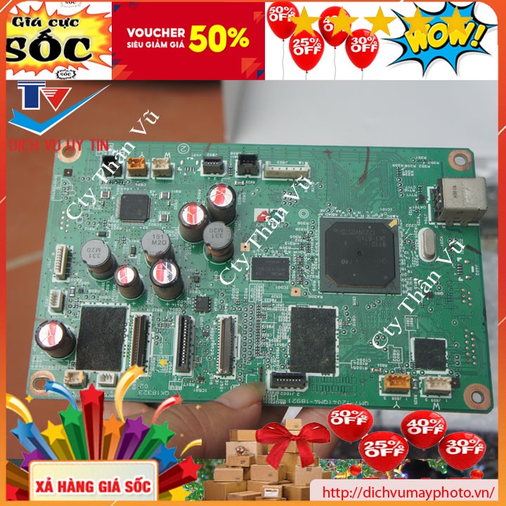 Main card formater máy in Canon IP 7270 hàng zin tháo máy chuẩn có bao test có bảo hành