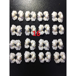 Hoa bột trang trí móng sỉ 10 bông mẫu 14 16 17 18