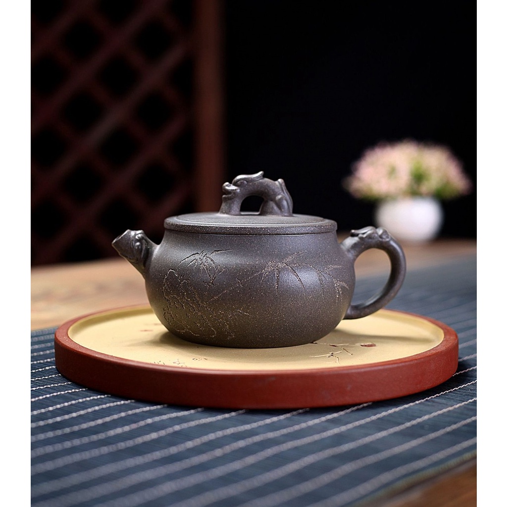 Ấm Tử Sa Nghi Hưng Thanh Phong Tuấn Tiết 300 ml (Thanh Khôi Nê)