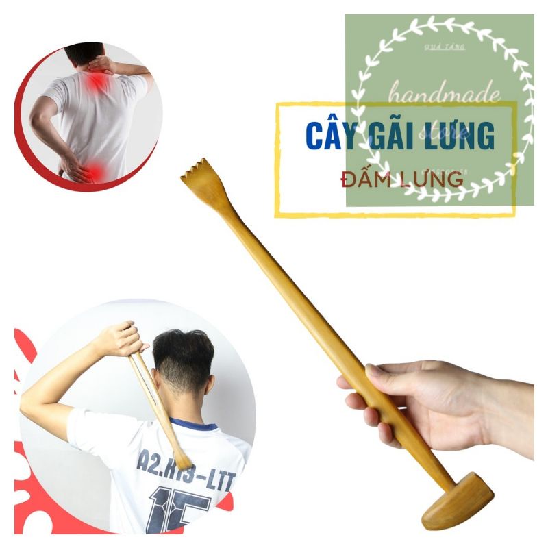 Cây đấm lưng, gãi lưng gỗ thơm đa năng