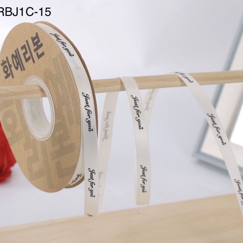 RUY BĂNG CHỮ RUY BĂNG TRƠN 1 CM 2CM 2.5CM