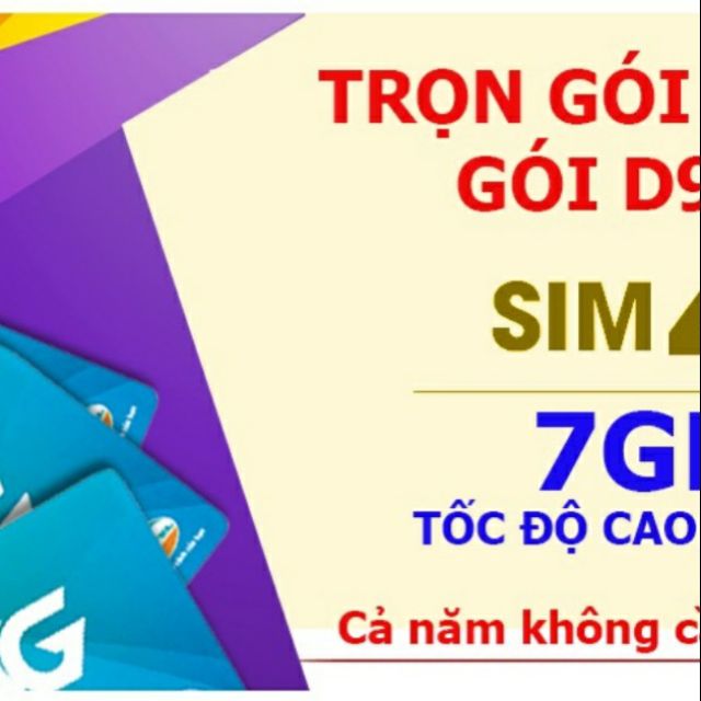 Sim vào mạng 4g mua 1 lần dùng cả năm không cần nạp thẻ.