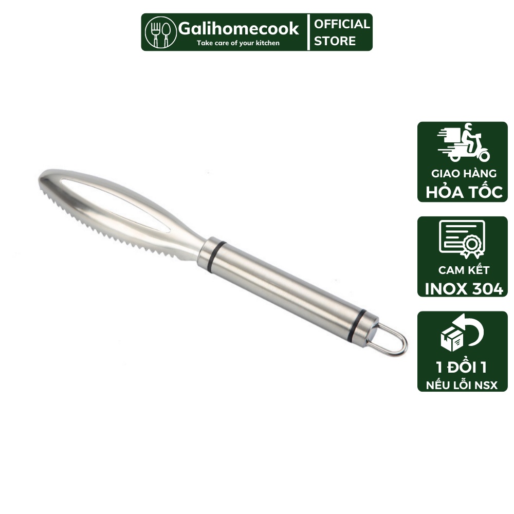 Dụng cụ đánh vẩy cá bằng inox 304 Sạch Sẽ Tiện Dụng Cho Nhà Bếp | Galihomecook DVC