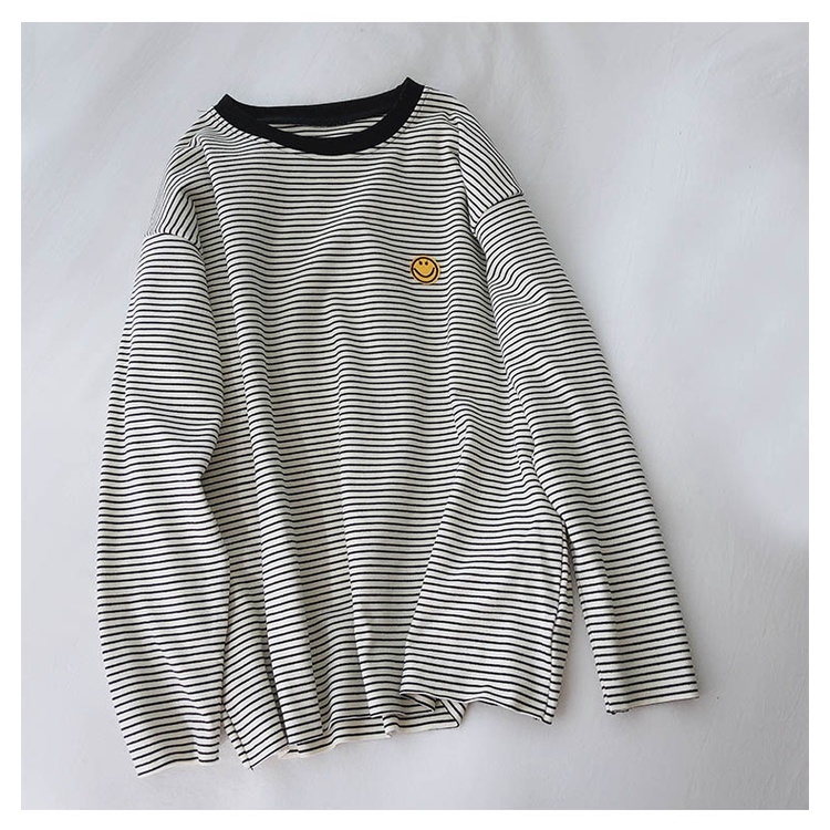 NRVP Áo Thun Nữ Dài Tay Dáng Rộng Phong Cách Hàn Quốc Thời Trang Mùa Đông 2023