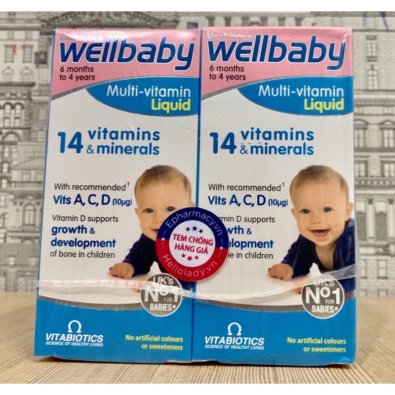 Well baby dành cho bé,vitamin cho bé biếng ăn