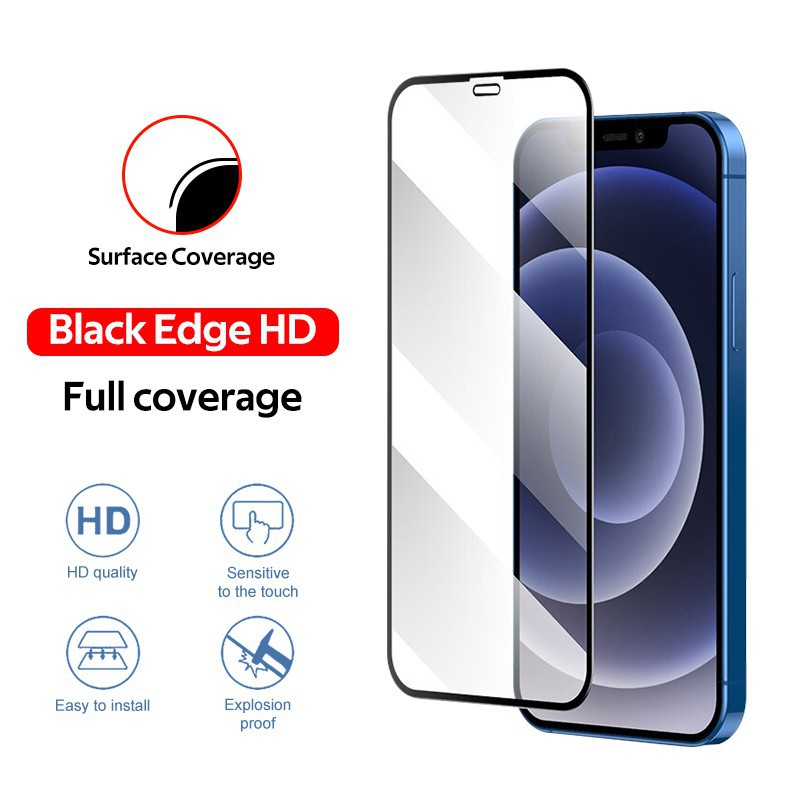 Kính cường lực TBTIC 9H 20D chống trầy xước bảo vệ riêng tư iPhone 13 12 11 Pro Max Mini Xr X Xs Max 8 7 Plus SE 2020