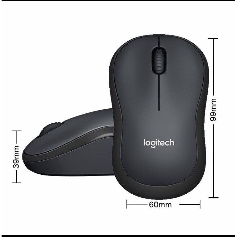 Chuột không dây logitech m220 không tiếng ồn (tặng kèm 2 cục pin)