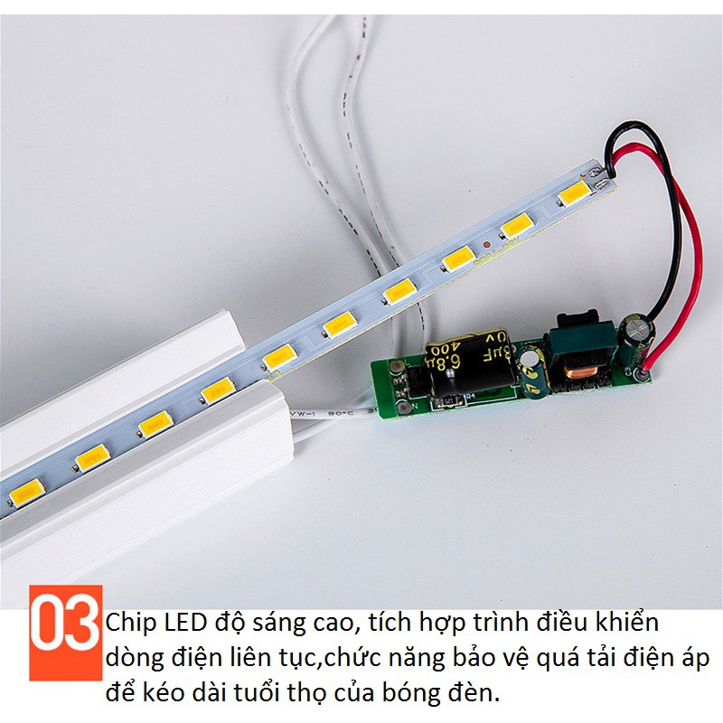 Bóng Đèn LED Tuýp Ánh Sáng Trắng LANGYUE T8 20W Cao Cấp
