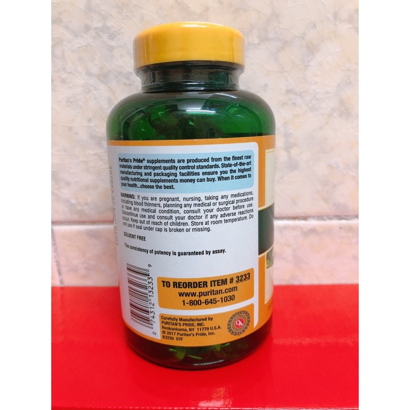 Viên Uống Tinh Dầu Hoa Anh Thảo Evening Primrose Oil 1300mg 120 viên | BigBuy360 - bigbuy360.vn