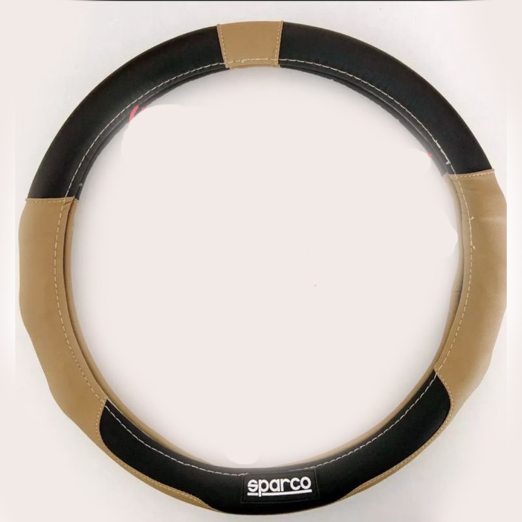 Bọc vô lăng da cao cấp cho xe hơi, vỏ tay lái ô tô, bọc da vô lăng thể thao xịn cho oto Sparco