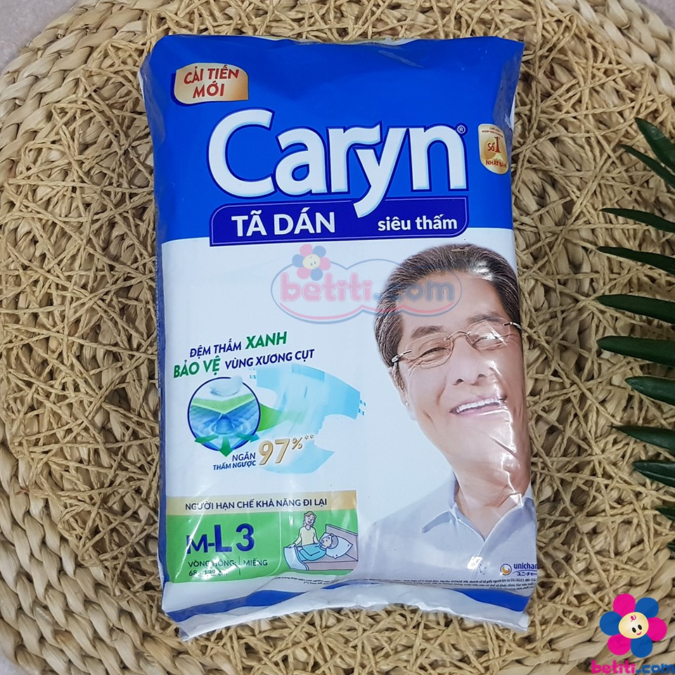 Gói 3 Miếng Tã Bỉm Dán Caryn Cho Mẹ Sau Sinh M-L3 - 8934755040023