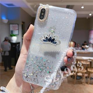 Ốp lưng hình vương miện đính đá lấp lánh cho OPPO F11 F11pro A7 A5s A3s F9 F5 F1s A3 A57 A39 A83