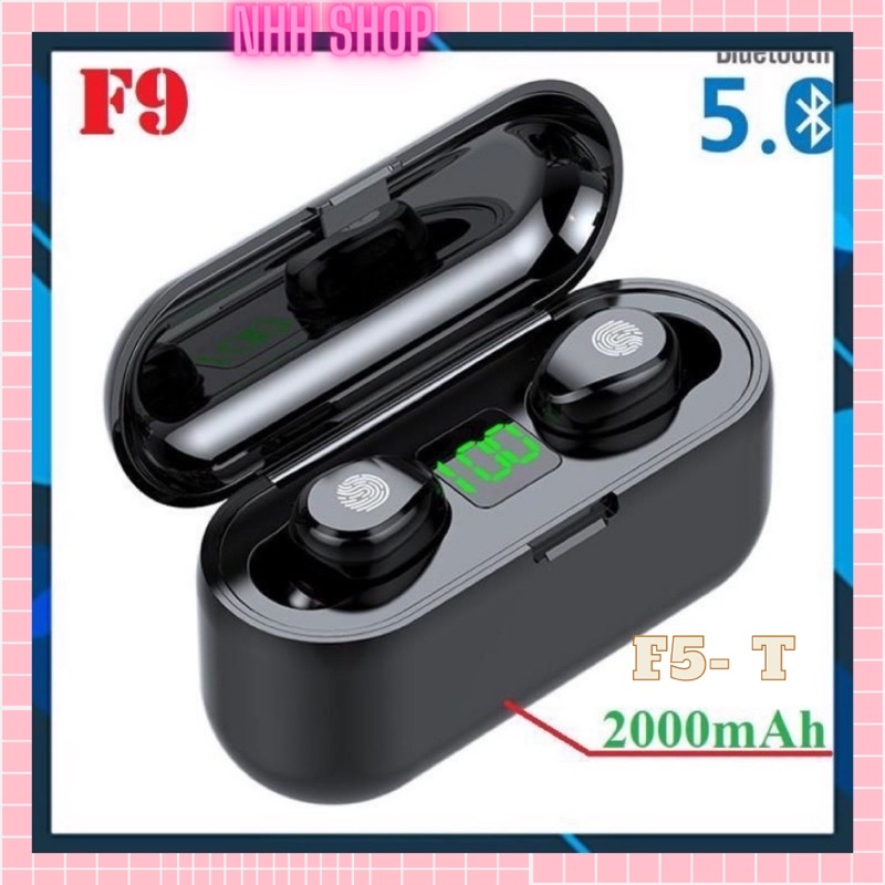 Tai Nghe Không Dây Bluetooth AMOI F9 Bản Cảm Ứng F9 Pin Sạc Dự Phòng 2500mAh Bản Quốc Tế