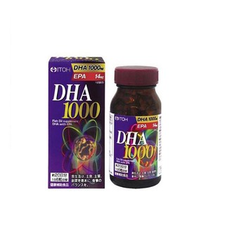Thuốc bổ não tăng cường trí nhớ, sáng mắt, bảo vệ tim mạch DHA 1000 120 viên