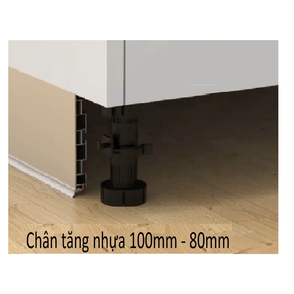 Chân tủ bếp tăng chỉnh độ cao