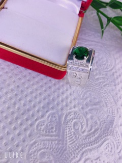Nhẫn bạc Nam kiểu sang trọng