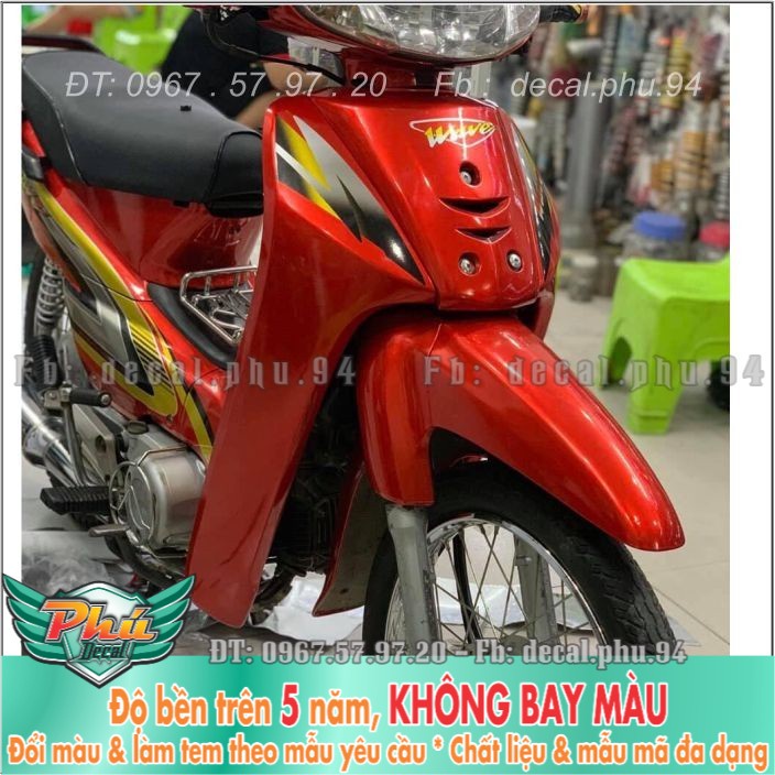 Tem rời Wave Nhỏ Đỏ Candy (B) -1