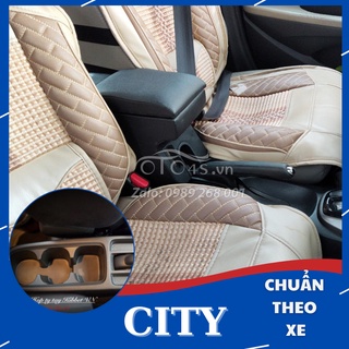 Bệ tỳ tay City Hộp tỳ tay Kibbet loại 1490 cho xe Honda City 2013 chất lượng cao - OTO4S