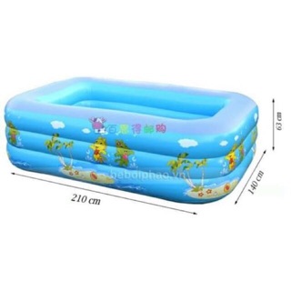 Bể bơi 3 tầng 2m1