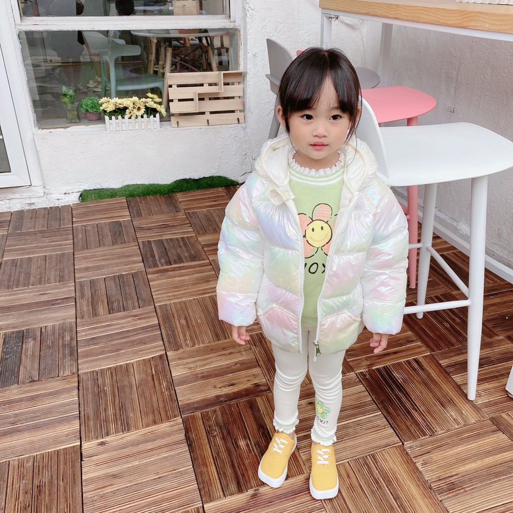 Áo khoác phao siêu nhẹ phong cách Hàn Quốc thời trang cho bé
