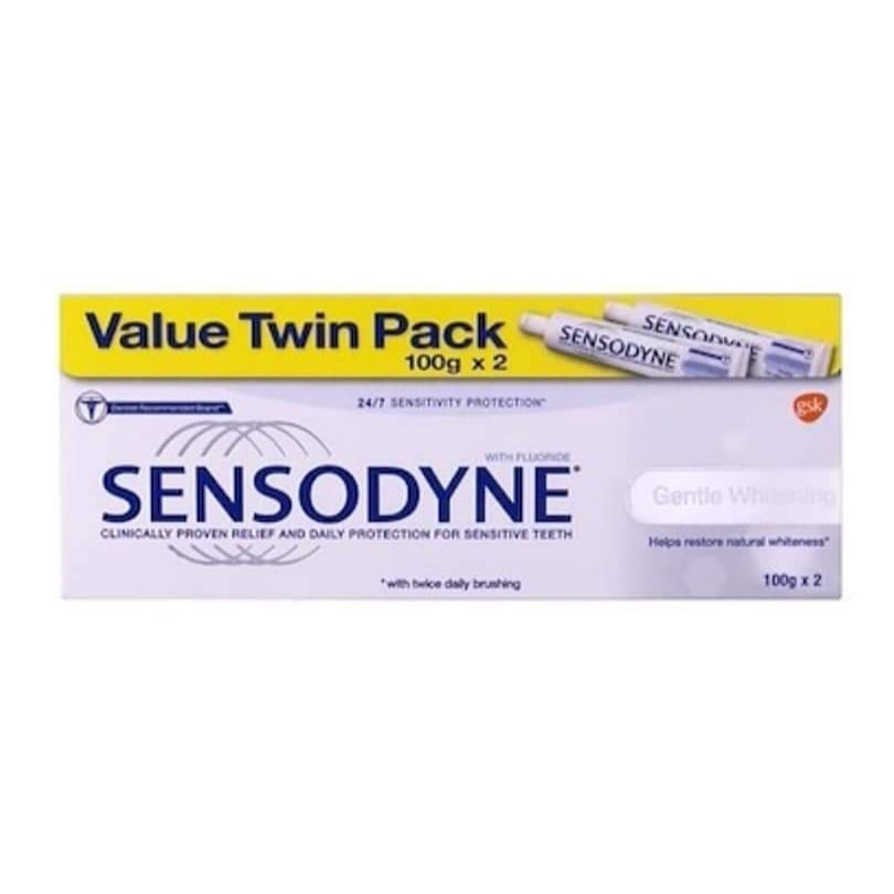 Kem đánh răng Sensodyne nhập từ Sing - set 2 tuýp 100gr/ tuýp