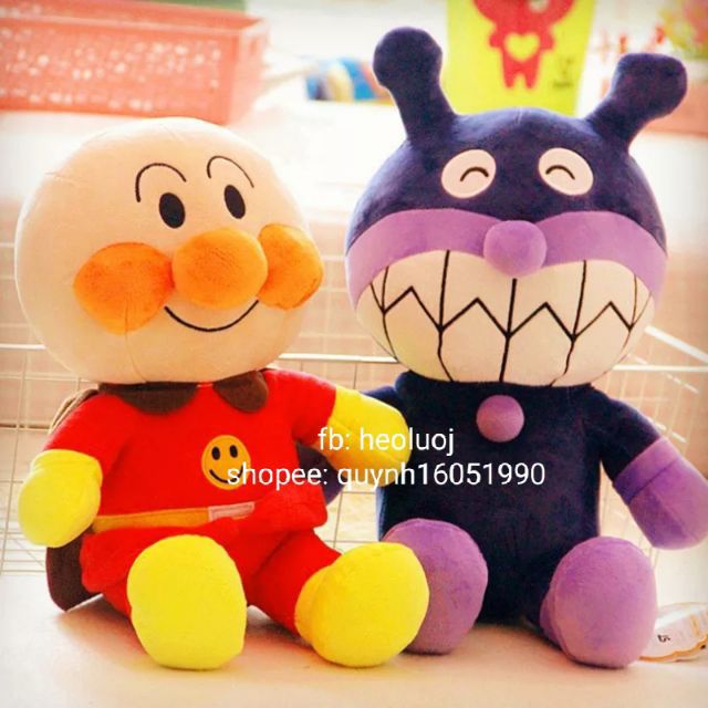 Gấu bông anpanman đậu siêu nhân 12-30cm