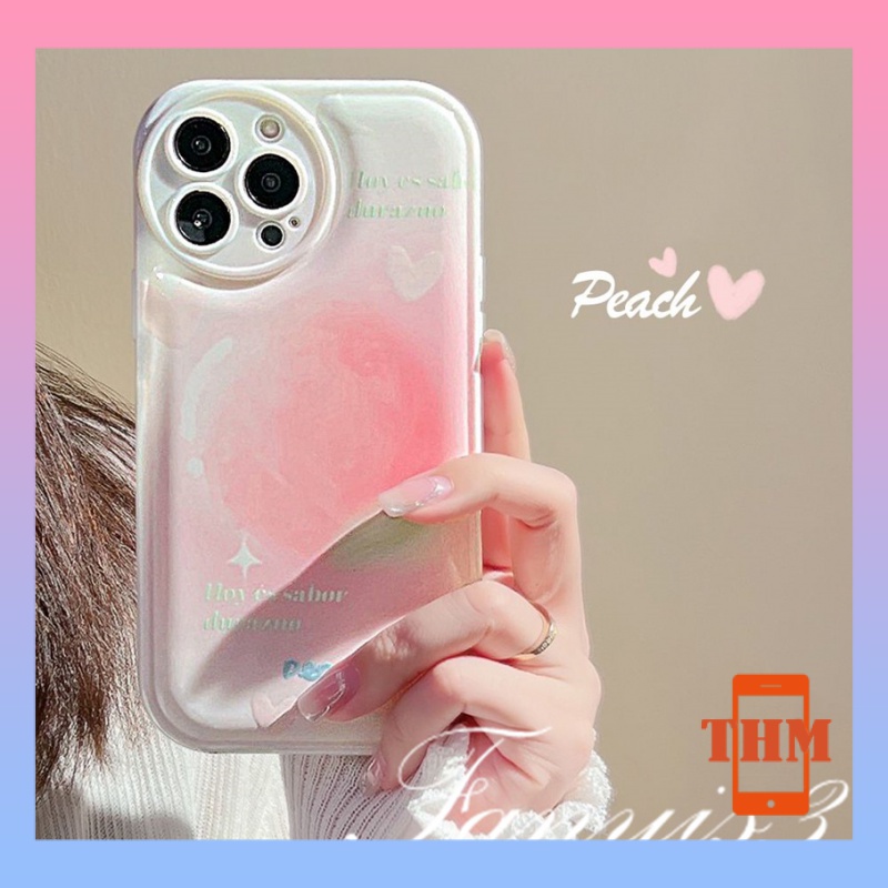 Ốp Điện Thoại TPU Mềm Màu Hồng gradient Cho Iphone6 6splus 7 7plus 8 8plus XR x xs 12 11 pro max plus 13 promax-5006