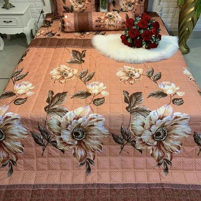 Bộ chăn hè ga chun hàn  quốc 1.6m