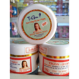 Kem dưỡng trắng da tigon 18g